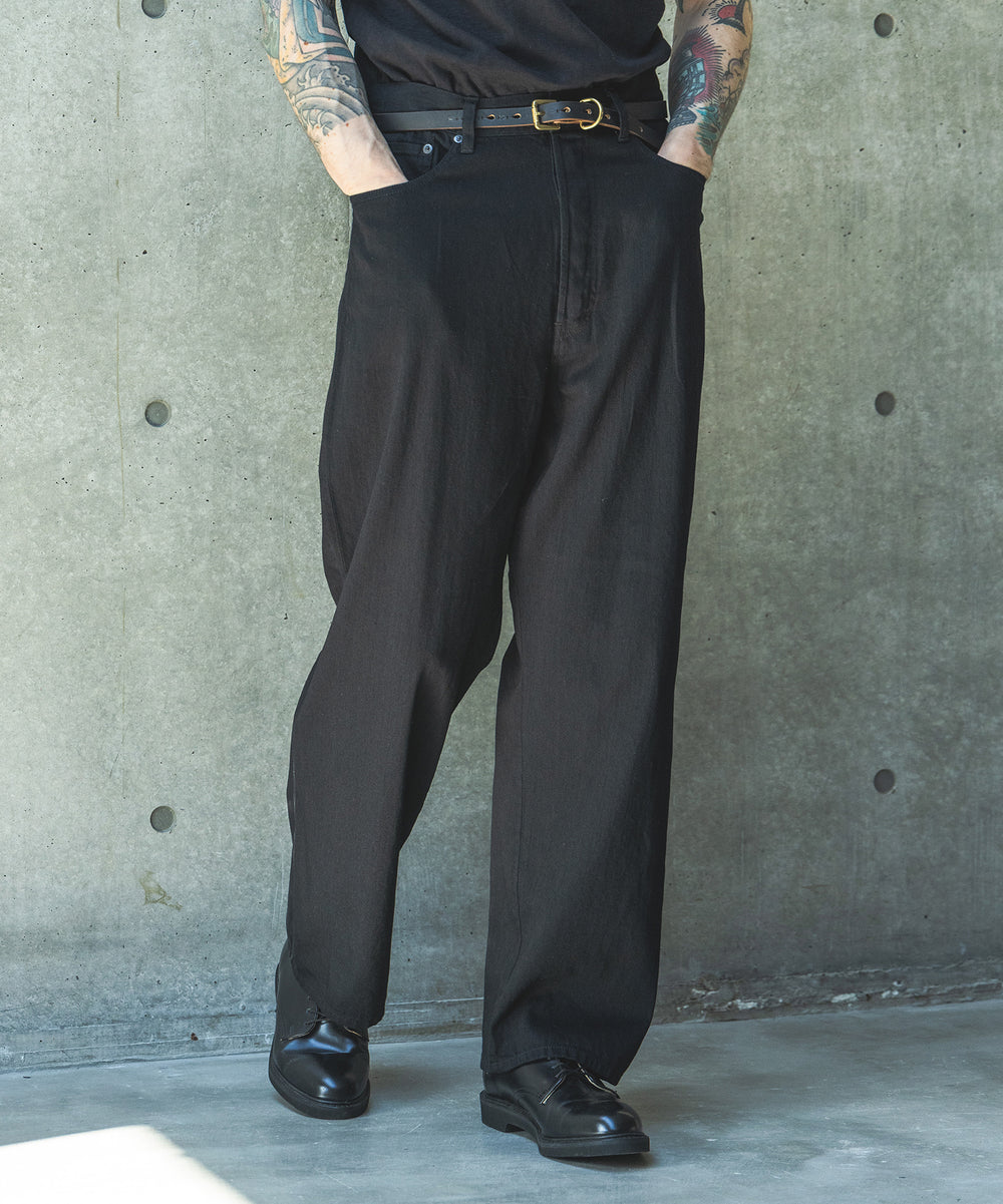 【予約商品】RINSE WASH 8oz DENIM / WASHED WIDE STRIGHT PANTS / M261104