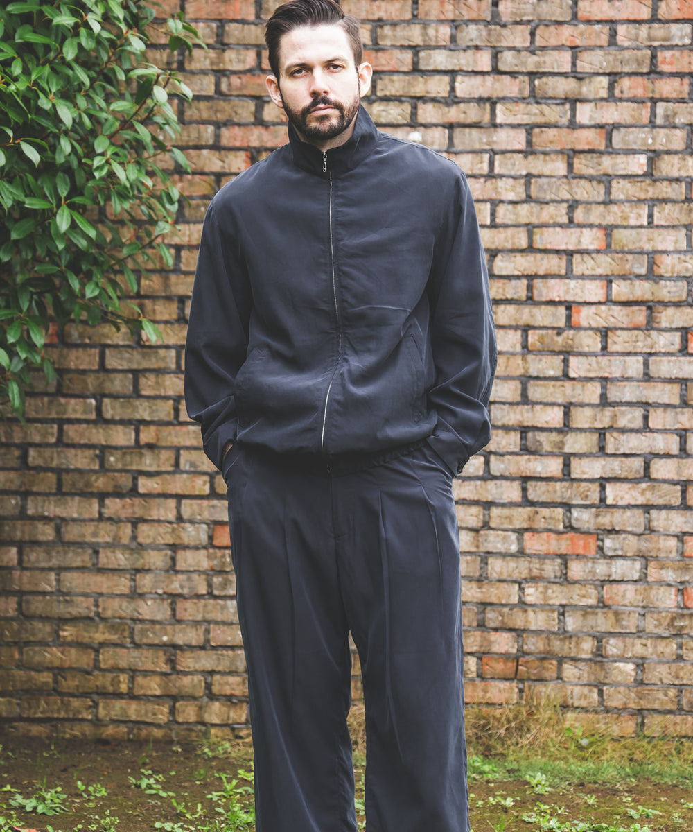 T/R POWDER CLOTH / TRACK JACKET