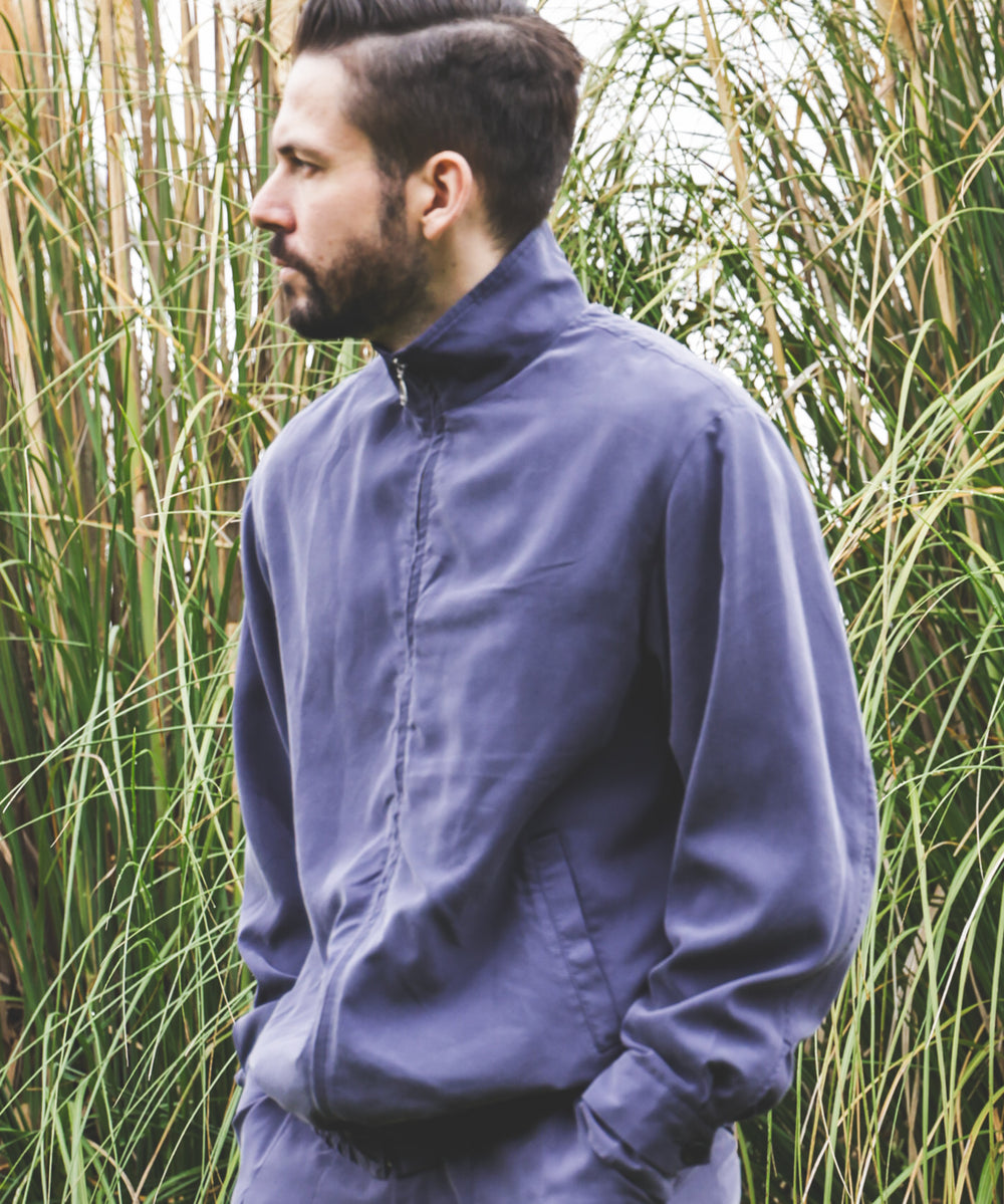 T/R POWDER CLOTH / TRACK JACKET