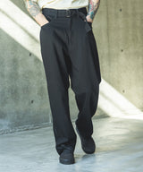 【予約商品】RINSE WASH 8oz DENIM / BELTED RELAX TAPERED PANTS / M261103