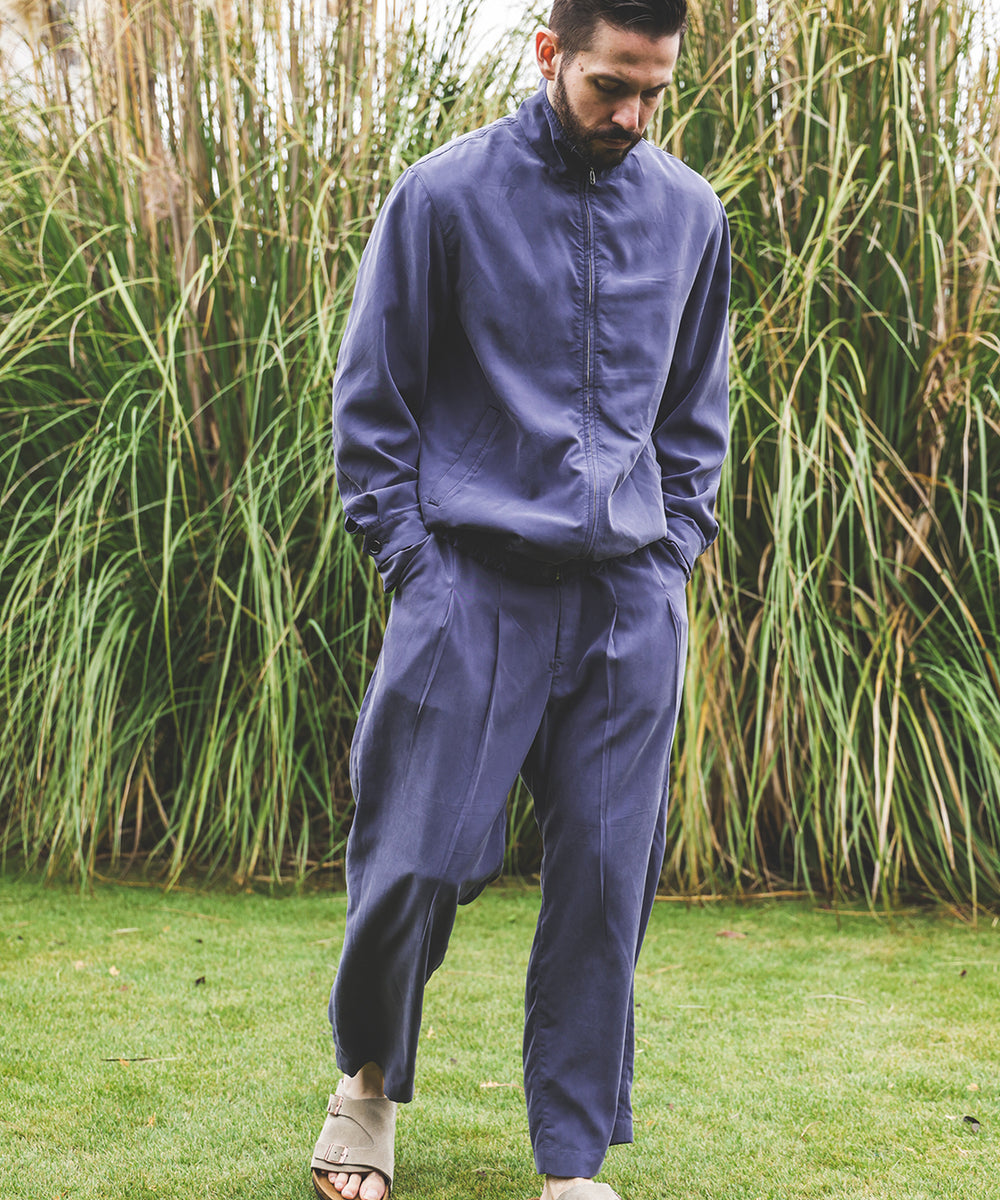 T/R POWDER CLOTH / TRACK JACKET