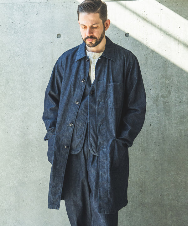 RINSE WASH 6oz SUPER LIGHT DENIM / UTILLITY COAT / M261105