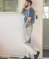 LOOP-WHEELED PLAIN KNIT / USED ONE POINT T-SHIRT