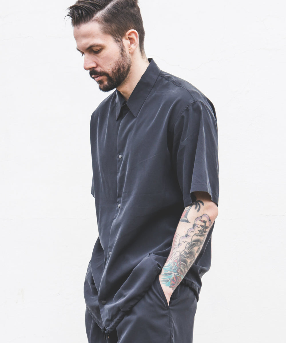 T/R POWDER CLOTH / SHORT SLEEVE COACH SHIRT