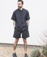 T/R POWDER CLOTH / SHORT SLEEVE COACH SHIRT