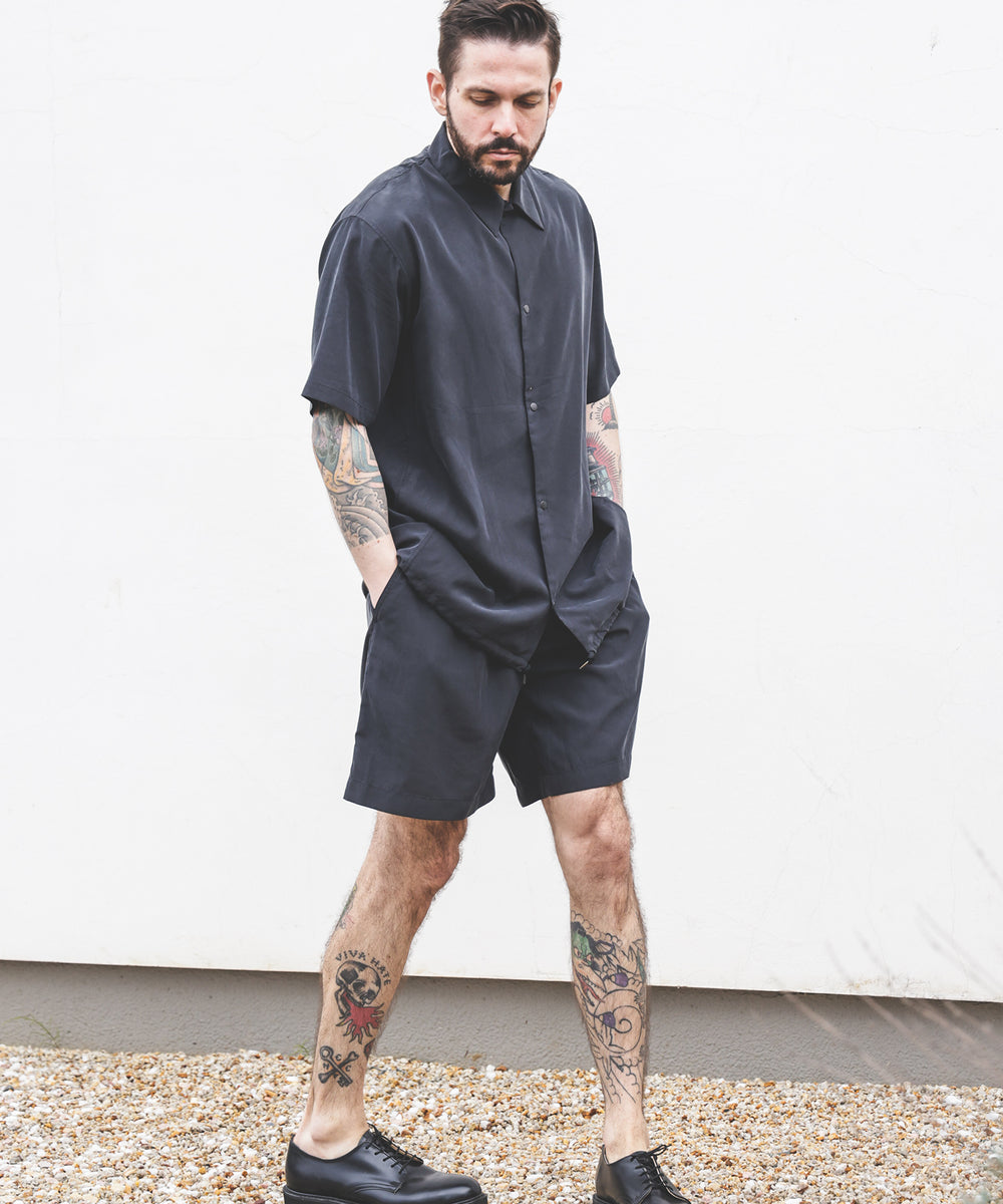 T/R POWDER CLOTH / SHORT SLEEVE COACH SHIRT