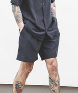 T/R POWDER CLOTH / ONE TACK SHORTS