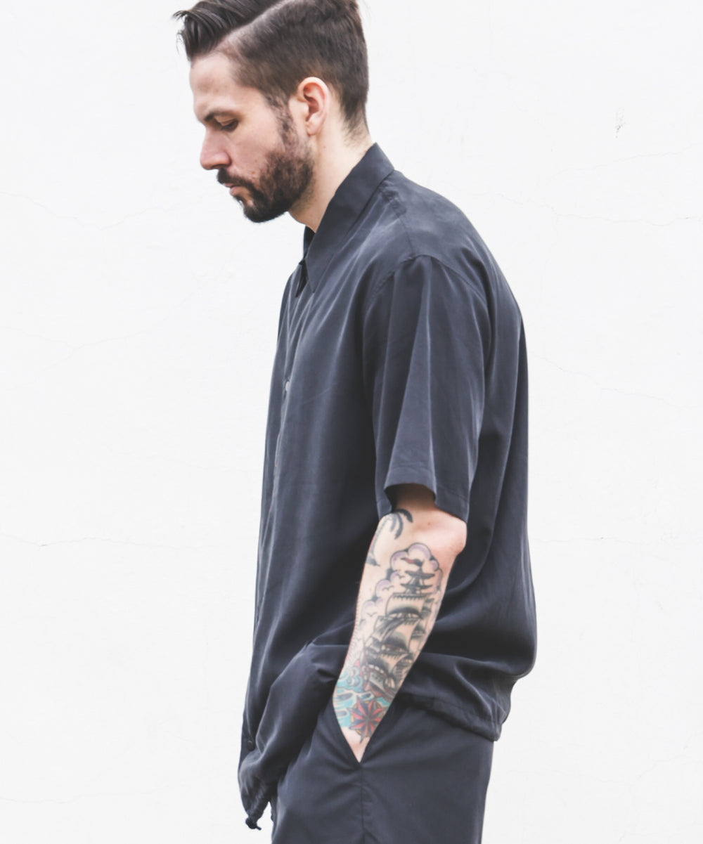 T/R POWDER CLOTH / SHORT SLEEVE COACH SHIRT