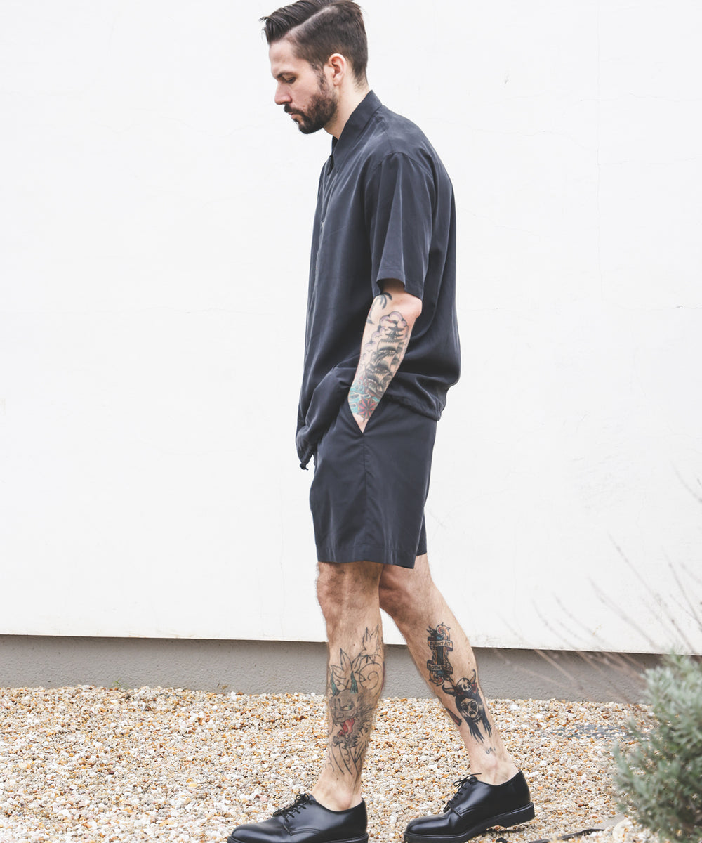 T/R POWDER CLOTH / SHORT SLEEVE COACH SHIRT