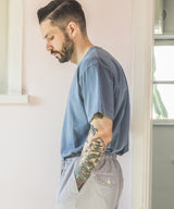 LOOP-WHEELED PLAIN KNIT / USED ONE POINT T-SHIRT