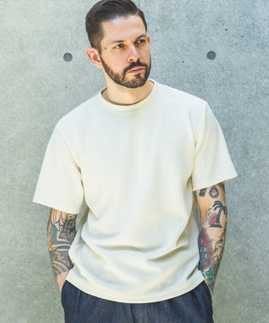 【予約商品】POLYESTER HEMP JERSEY  / CREW NECK T-SHIRT / M261136