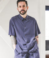 T/R POWDER CLOTH / SHORT SLEEVE COACH SHIRT
