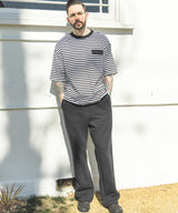 SILKET BORDER / FLAP POCKET T-SHIRT