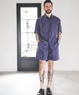 T/R POWDER CLOTH / ONE TACK SHORTS