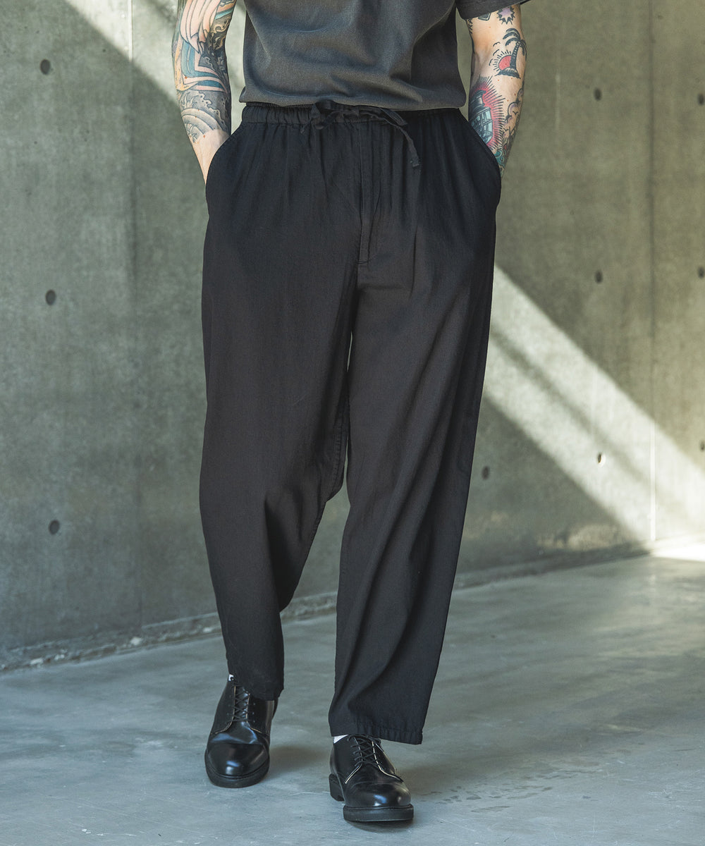 【予約商品】RINSE WASH 6oz SUPER LIGHT DENIM / DRAWSTRING TAPERED PANTS / M261112