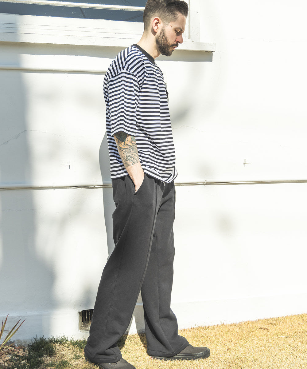 SILKET BORDER / FLAP POCKET T-SHIRT