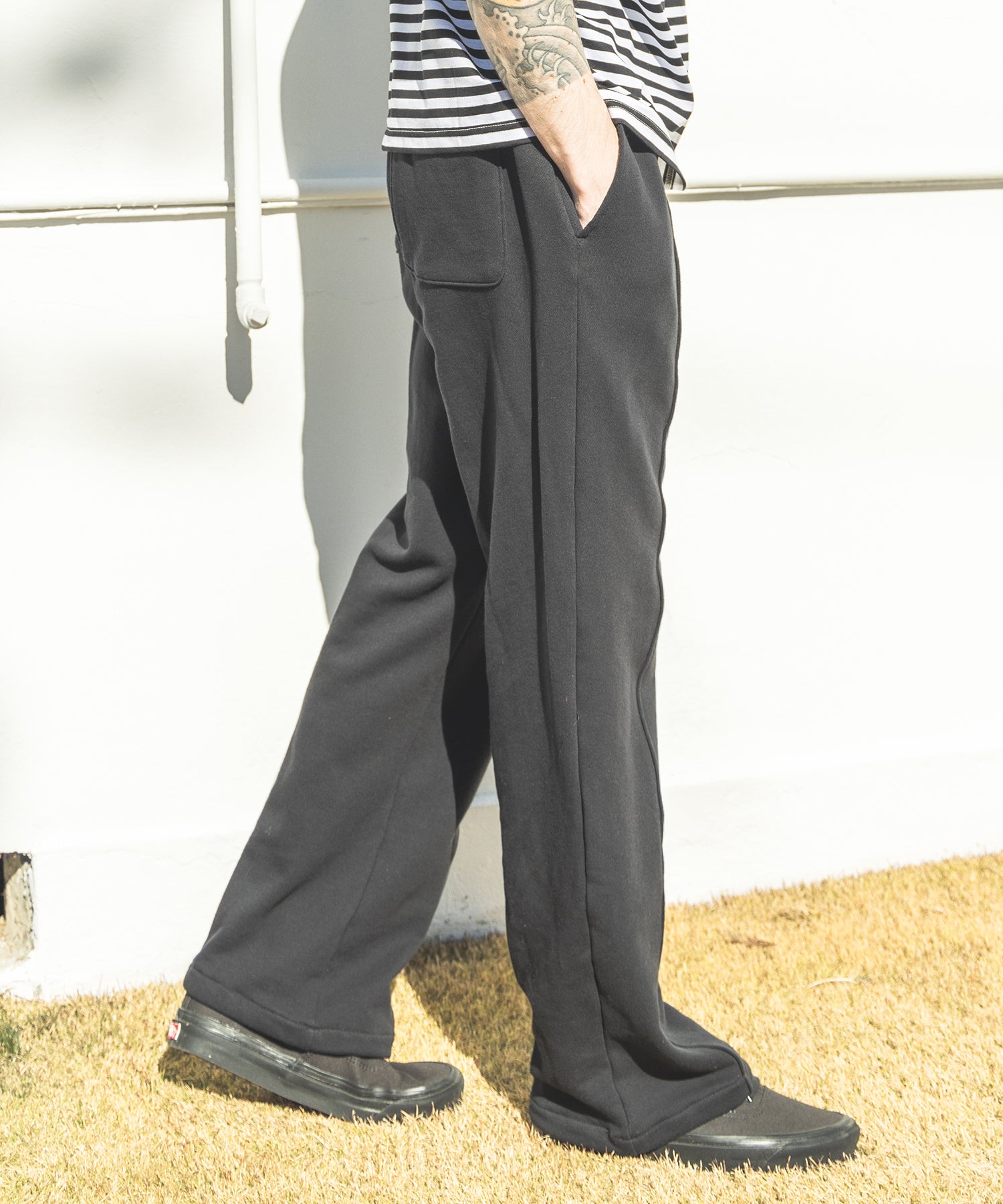 ALL SEASONS URAKE / PINTUCK SWEAT PANTS