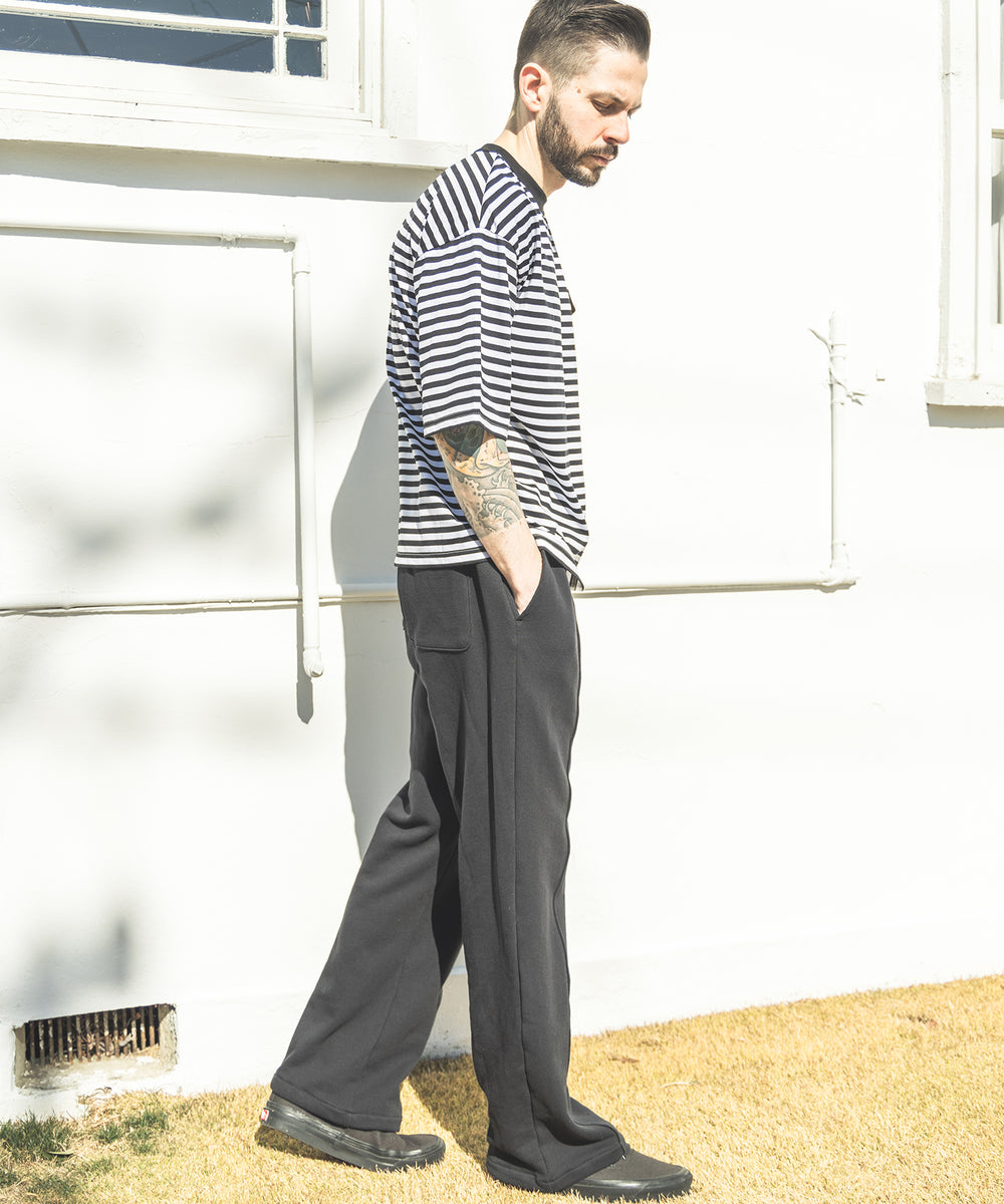 SILKET BORDER / FLAP POCKET T-SHIRT