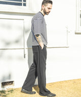SILKET BORDER / FLAP POCKET T-SHIRT
