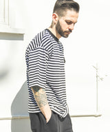 SILKET BORDER / FLAP POCKET T-SHIRT