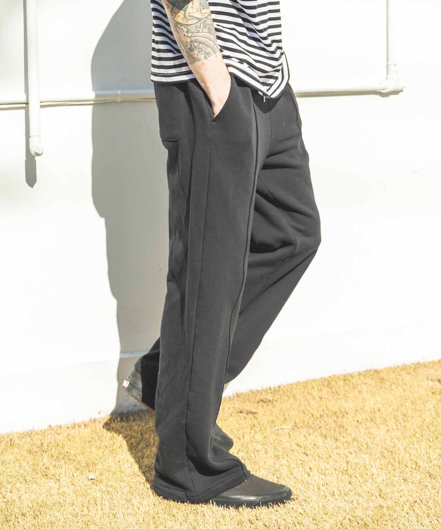 ALL SEASONS URAKE / PINTUCK SWEAT PANTS