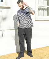 SILKET BORDER / FLAP POCKET T-SHIRT