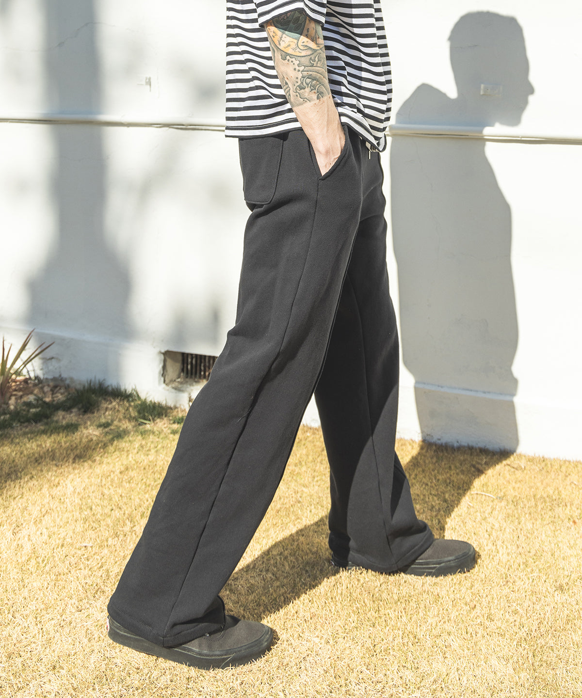 ALL SEASONS URAKE / PINTUCK SWEAT PANTS
