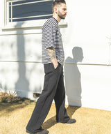 SILKET BORDER / FLAP POCKET T-SHIRT