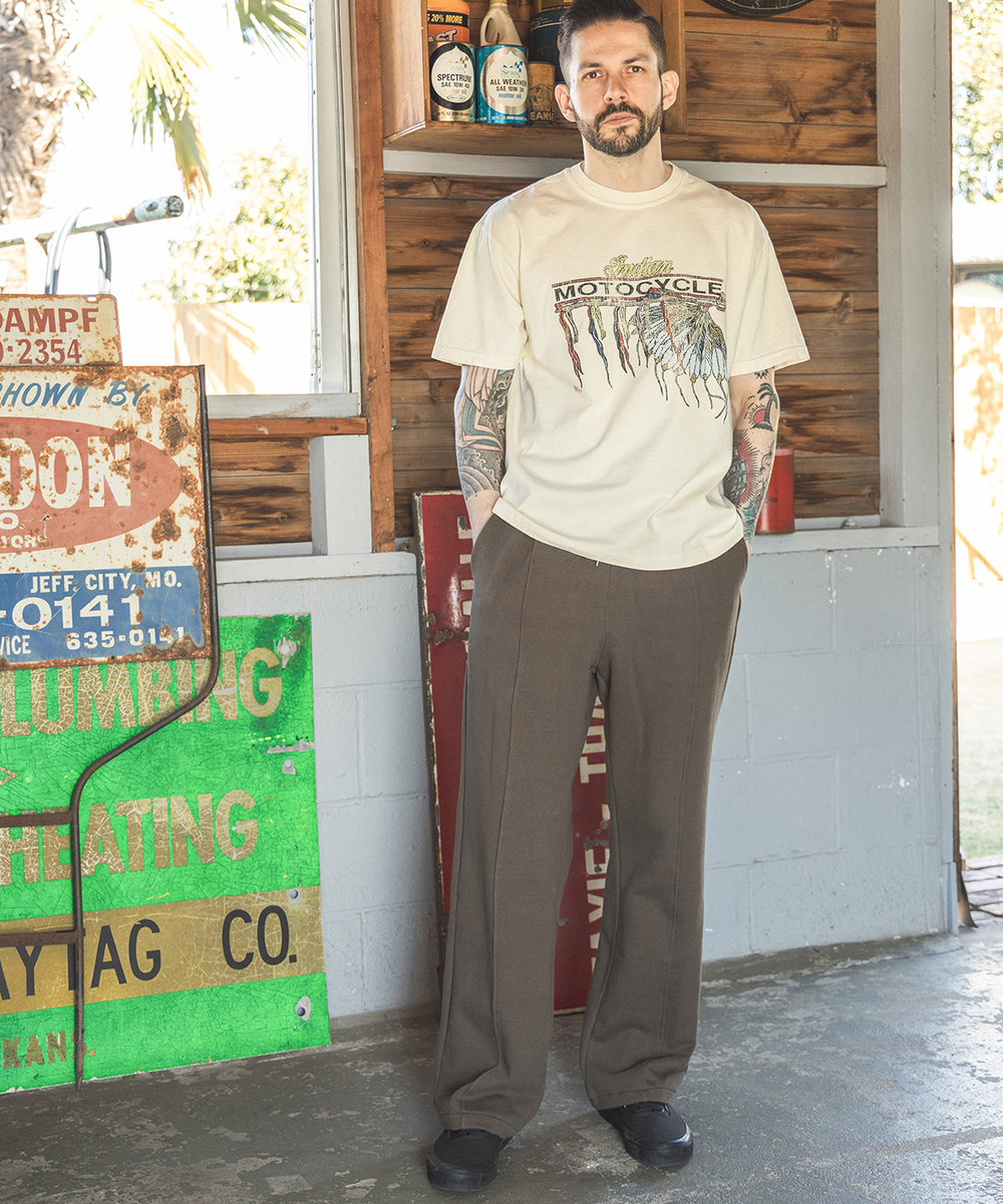 INDIAN MOTOCYCLE COLLABORATION / USED PRINT T-SHIRT TYPE-A