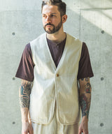 【予約商品】RINSE WASH 6oz SUPER LIGHT DENIM / ONE BUTTON VEST / M261111