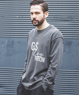USED 17/1 EMERALD COTTON / GSH PRINT L/S T-SHIRT