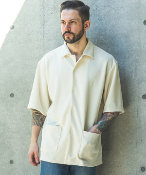 【予約商品】POLYESTER HEMP JERSEY  / SHORT/S SERVICE SHIRT / M261135
