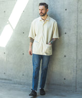 【予約商品】POLYESTER HEMP JERSEY  / SHORT/S SERVICE SHIRT / M261135