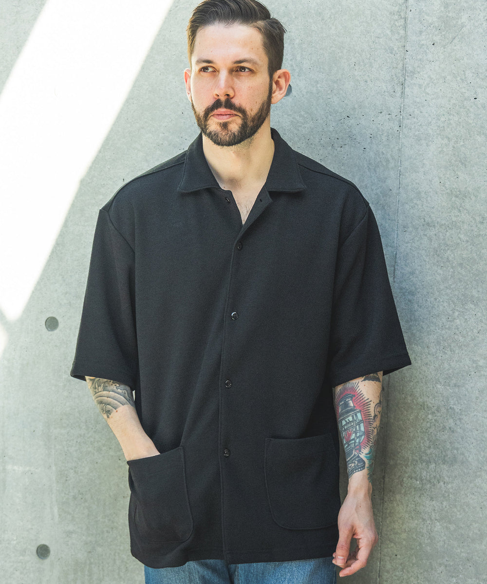 【予約商品】POLYESTER HEMP JERSEY  / SHORT/S SERVICE SHIRT / M261135