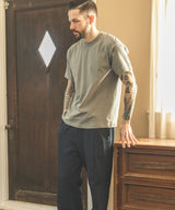 LOOP-WHEELED PLAIN KNIT / USED ONE POINT T-SHIRT