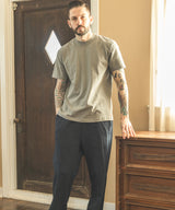 LOOP-WHEELED PLAIN KNIT / USED ONE POINT T-SHIRT