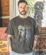 INDIAN MOTOCYCLE COLLABORATION / USED PRINT T-SHIRT TYPE-B