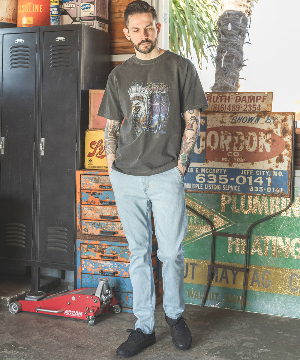 INDIAN MOTOCYCLE COLLABORATION / USED PRINT T-SHIRT TYPE-B