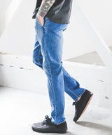 SUPER STRETCH DENIM / USED WASH SLIM PANTS