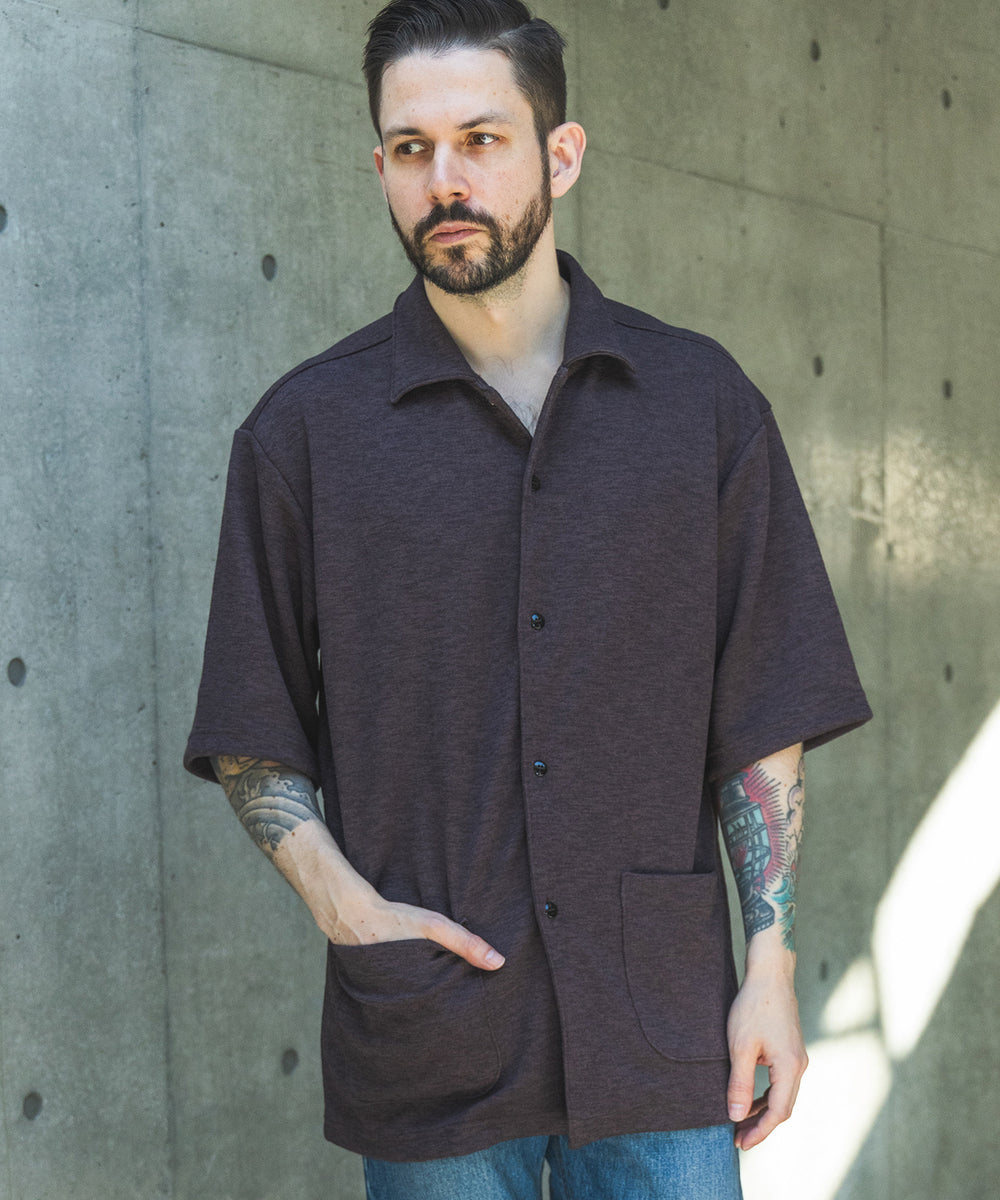 【予約商品】POLYESTER HEMP JERSEY  / SHORT/S SERVICE SHIRT / M261135