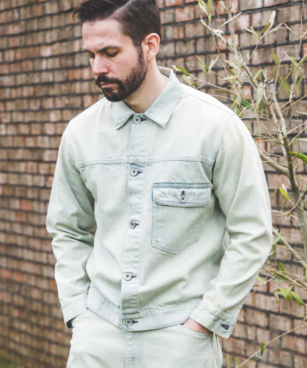HAND CRAFT BLEACH DENIM / TYPE-1 G-JACKET