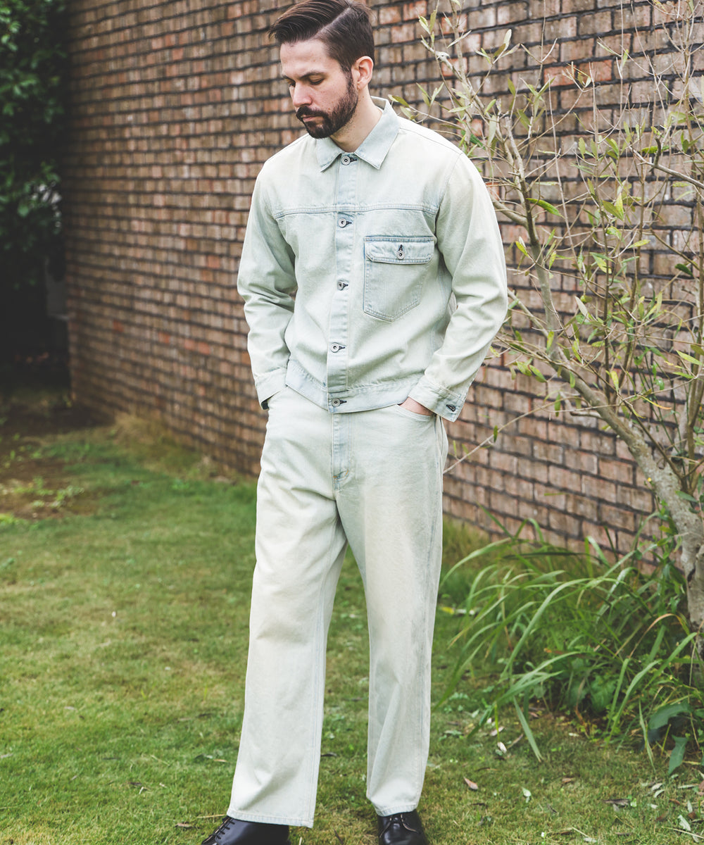 HAND CRAFT BLEACH DENIM / TYPE-1 G-JACKET