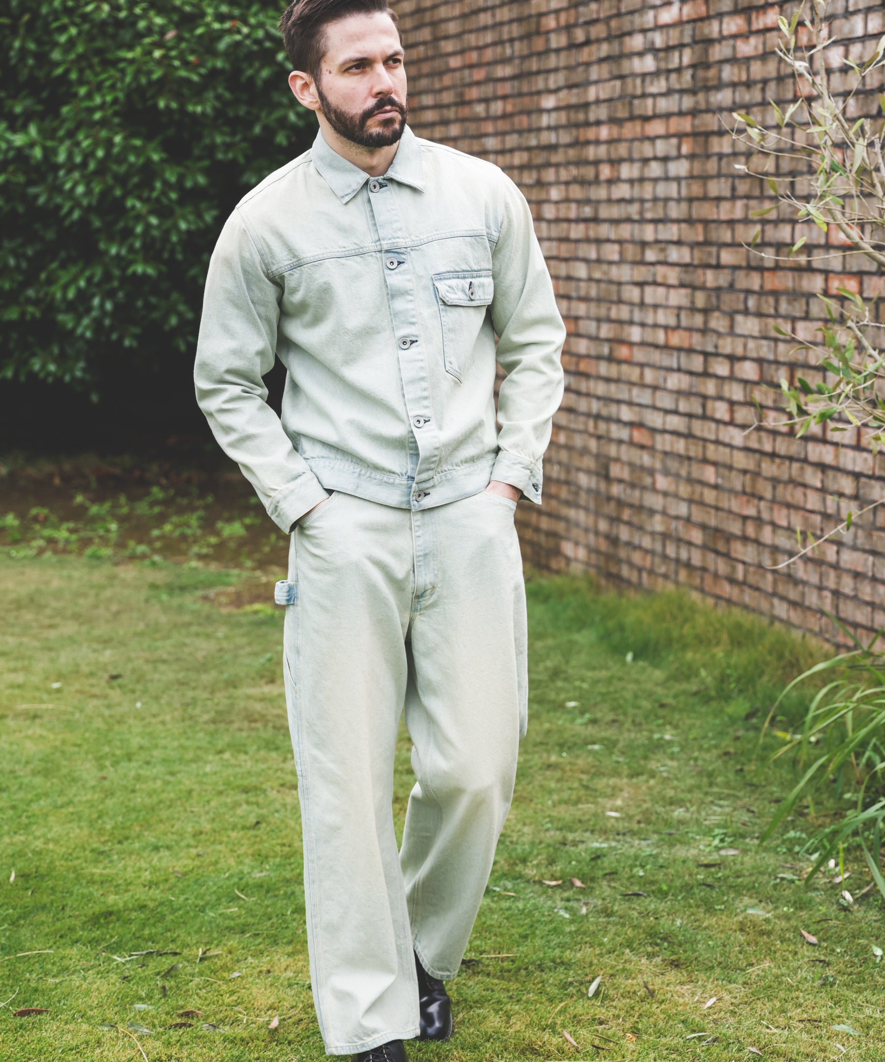 HAND CRAFT BLEACH DENIM / TYPE-1 G-JACKET