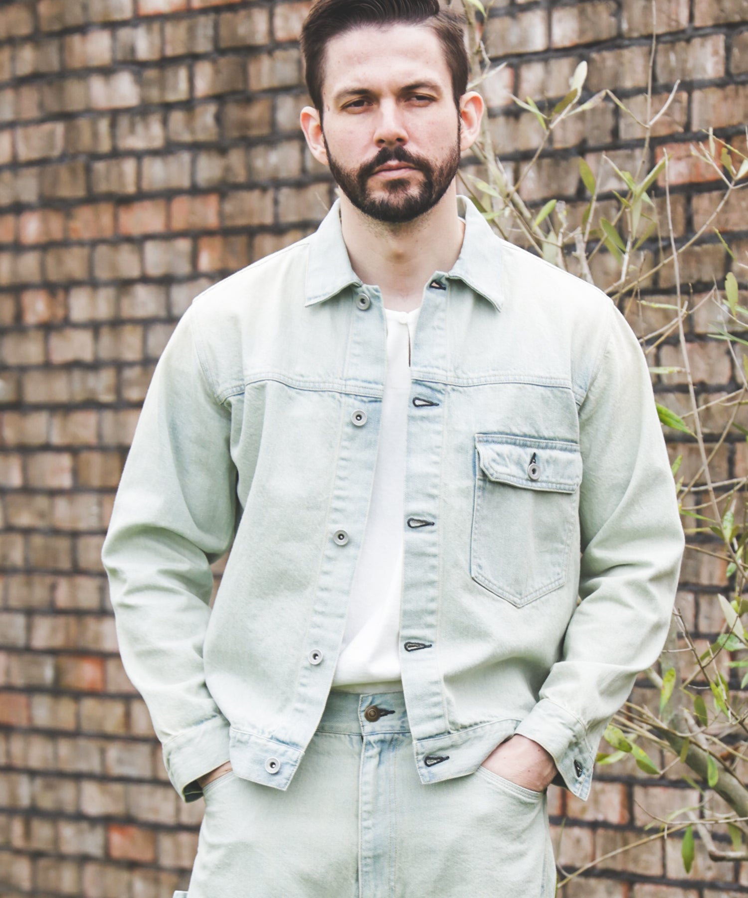 HAND CRAFT BLEACH DENIM / TYPE-1 G-JACKET