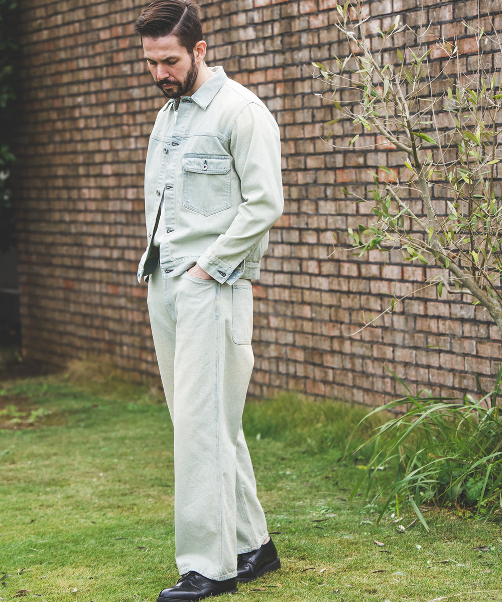 HAND CRAFT BLEACH DENIM / TYPE-1 G-JACKET
