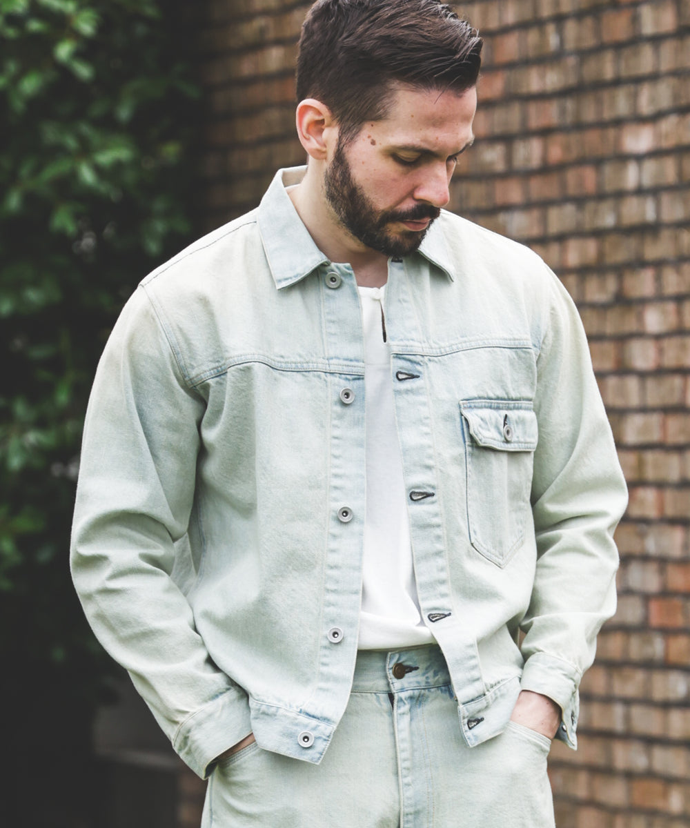 HAND CRAFT BLEACH DENIM / TYPE-1 G-JACKET