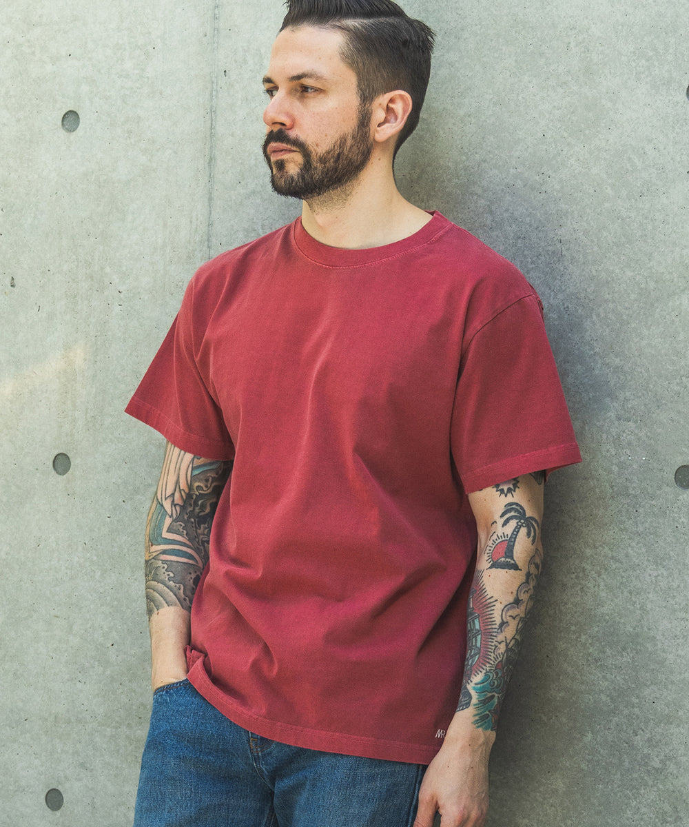 【予約商品】USED DYED HEAVY COTTON / 2-PACK T-SHIRT / M261126