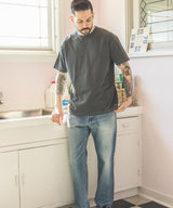 LOOP-WHEELED PLAIN KNIT / USED ONE POINT T-SHIRT
