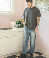 LOOP-WHEELED PLAIN KNIT / USED ONE POINT T-SHIRT