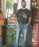INDIAN MOTOCYCLE COLLABORATION / USED PRINT T-SHIRT TYPE-A